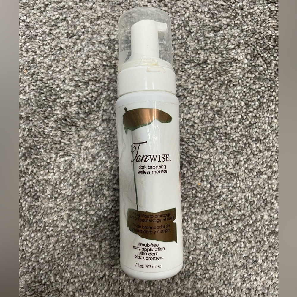 GUC tanwise dark bronzing sunless mousse